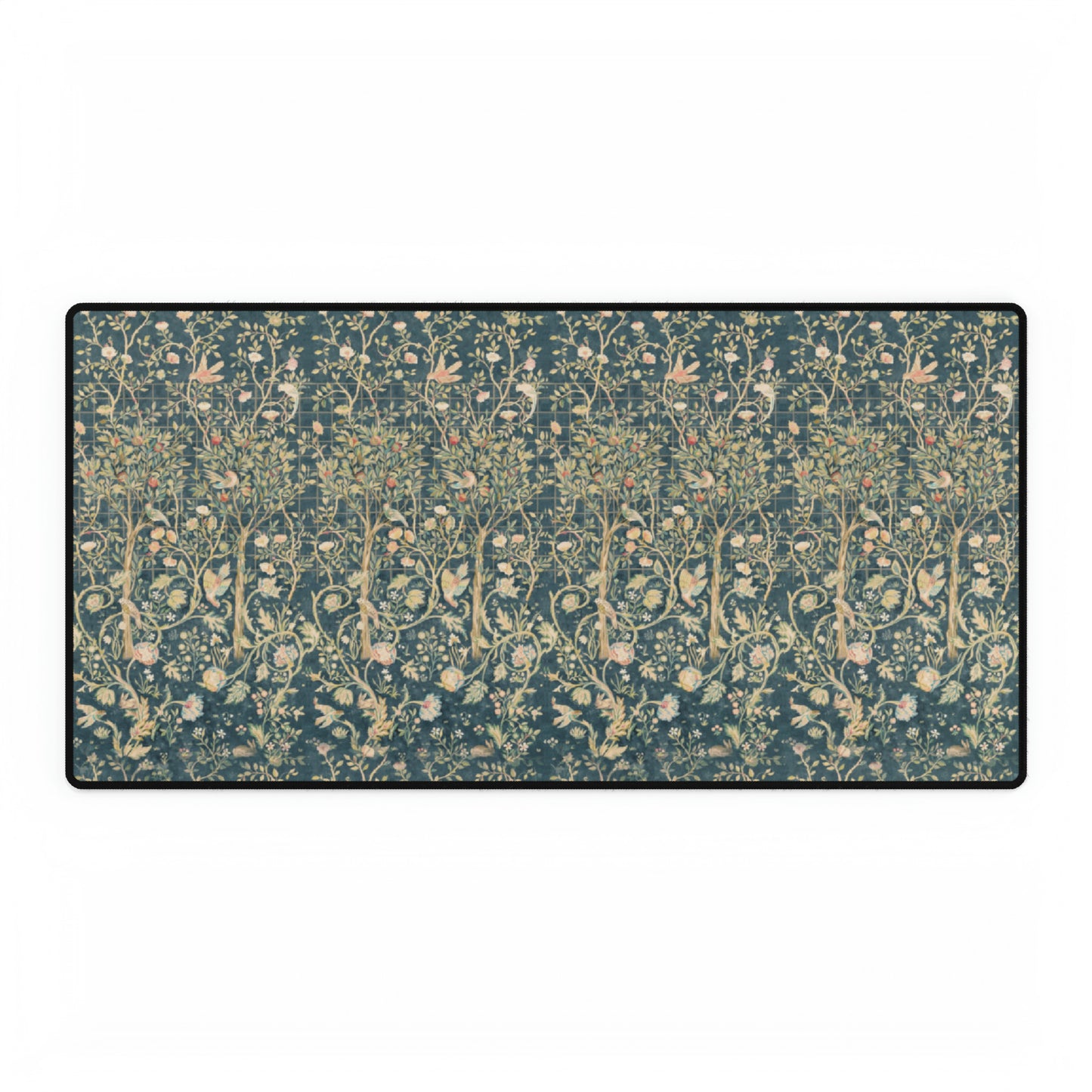 Desk Mat inspired by William Morris - Melsetter Collection (Evergreen Teal)