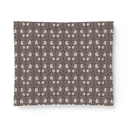 Cotton Comforter inspired by William Morris - Pimpernel Collection (Rosewood)