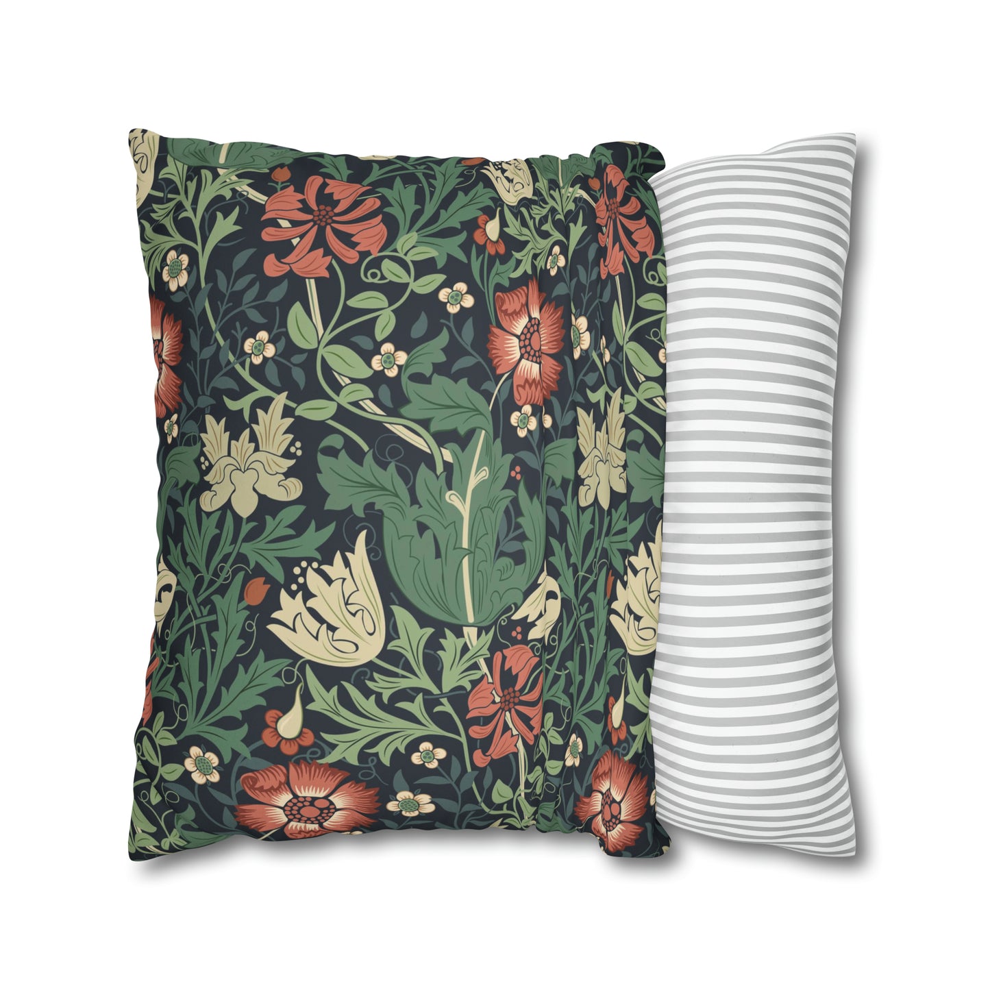 Faux Suede Cushion Cover inspired by William Morris - Compton Collection (Hill Cottage)