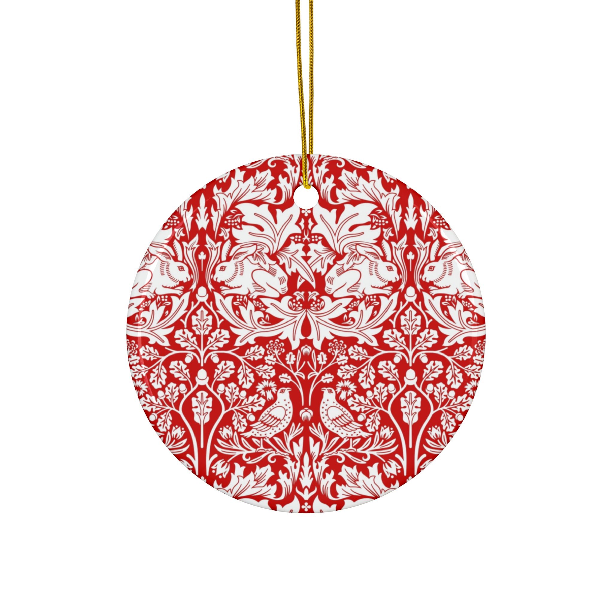 The World of Ornament　William Morris William Morris Fabric Patchwork Christmas Bauble - William