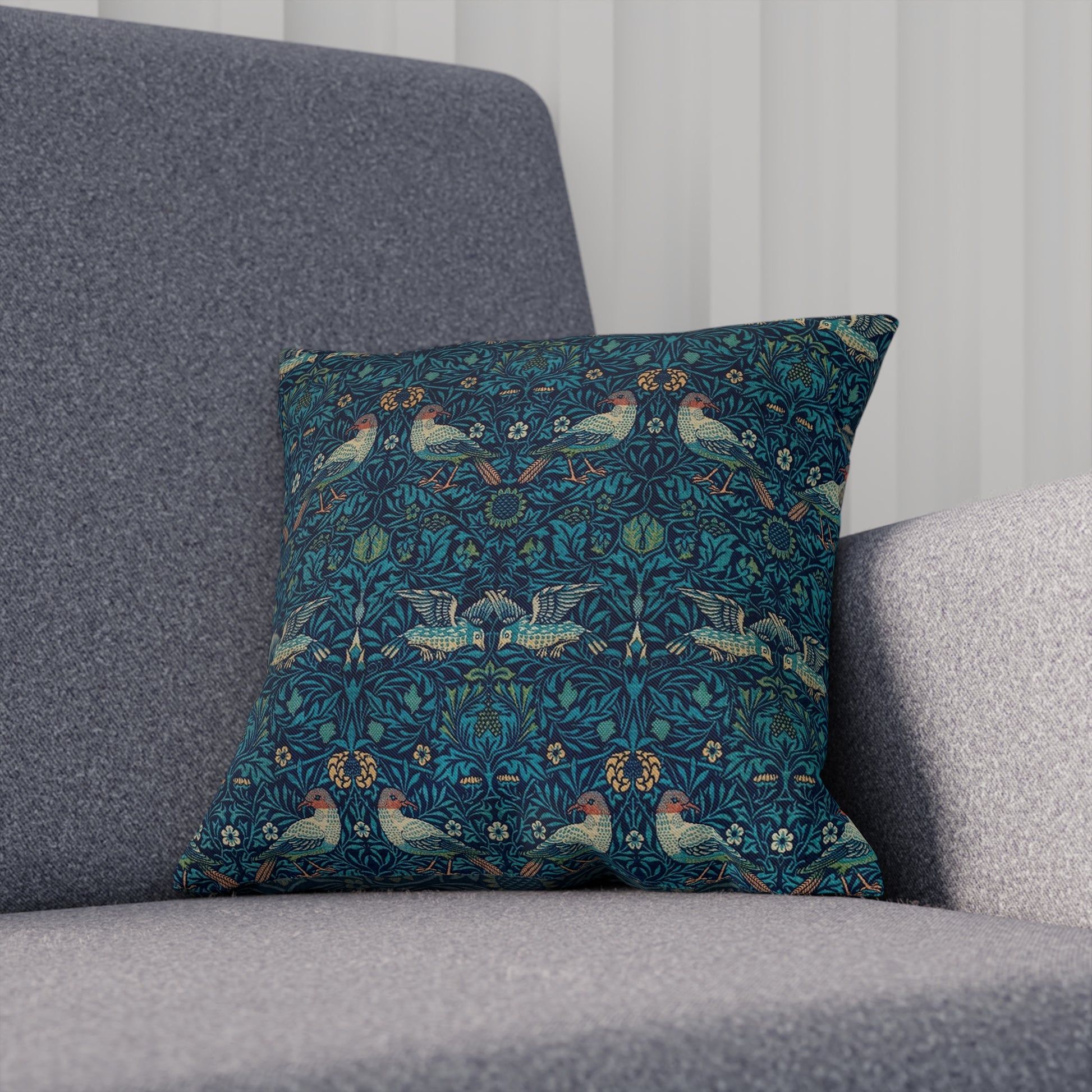 william-morris-cushion-and-cushion-cover-blue-bird-tapestry-collection-8