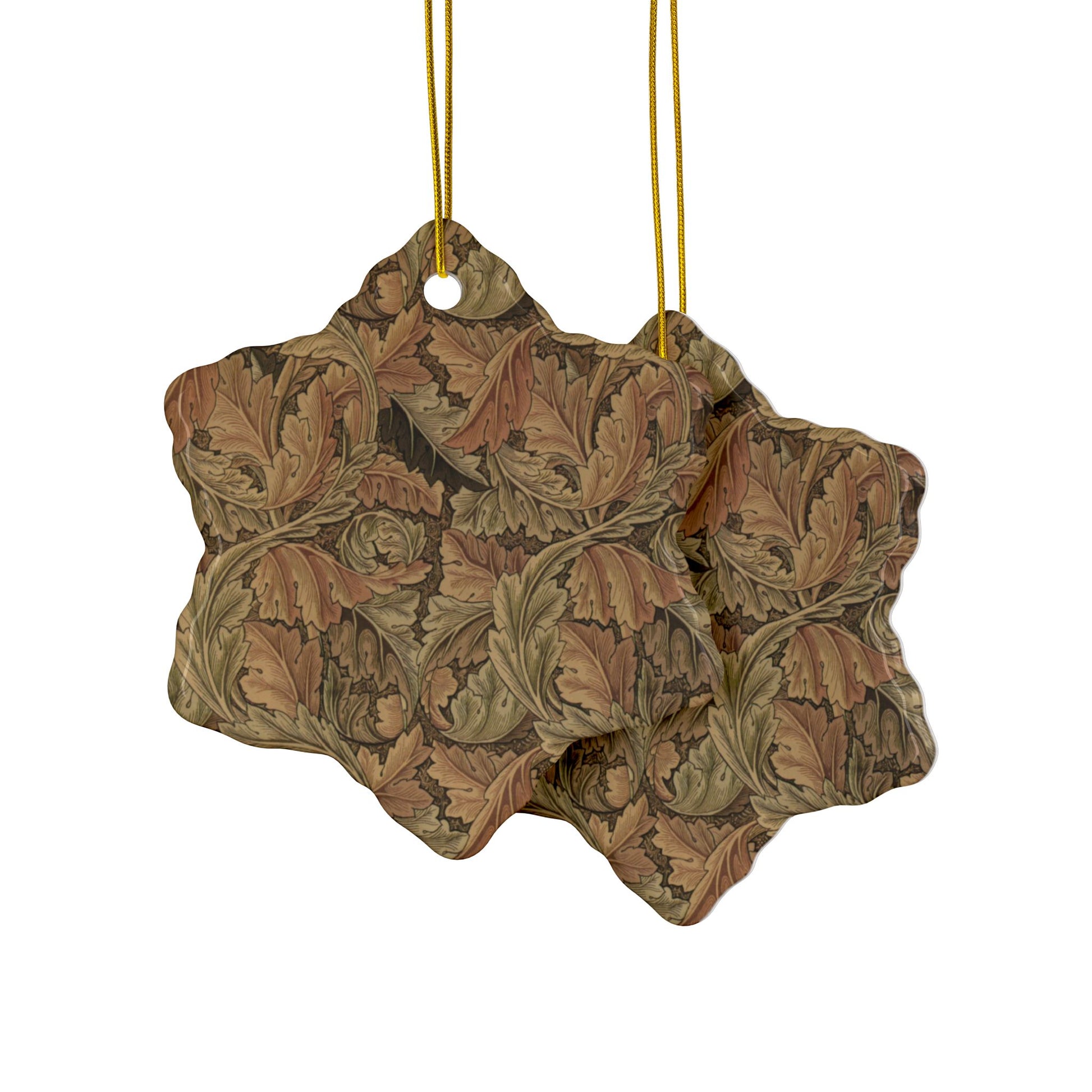 christmas-ornaments-william-morris-acanthus-brown-1-3-5-10-35