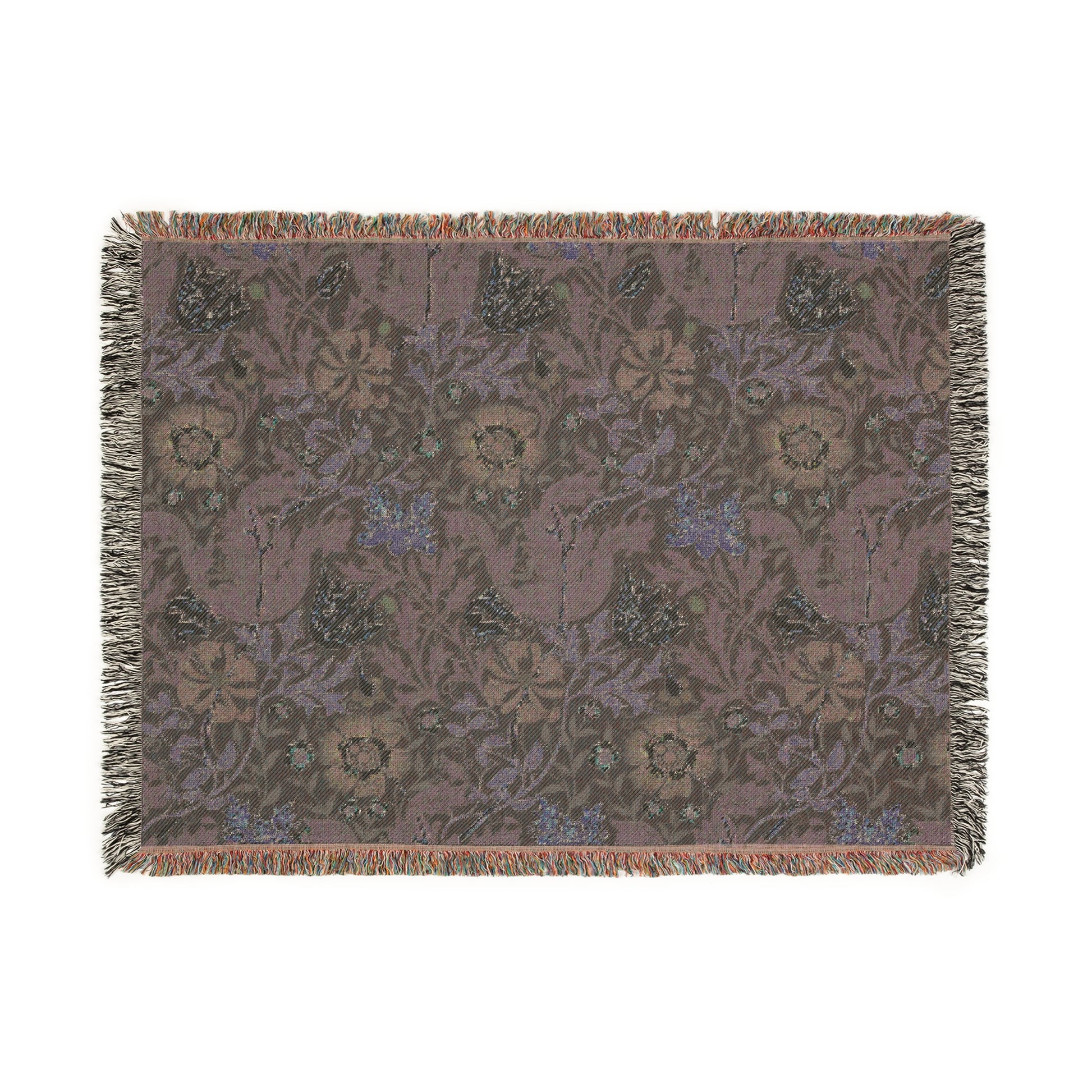 woven-cotton-blanket-william-morris-compton-bluebell-cottage-7