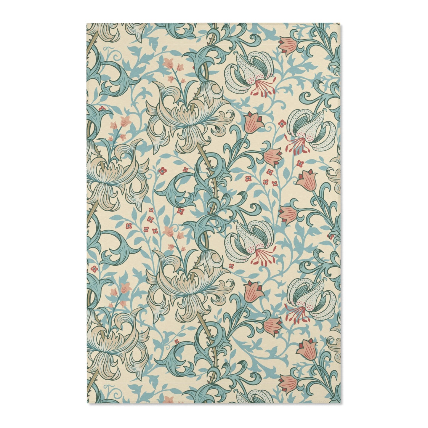 Area Rugs inspired by William Morris - Golden Lily Collection (Mineral)