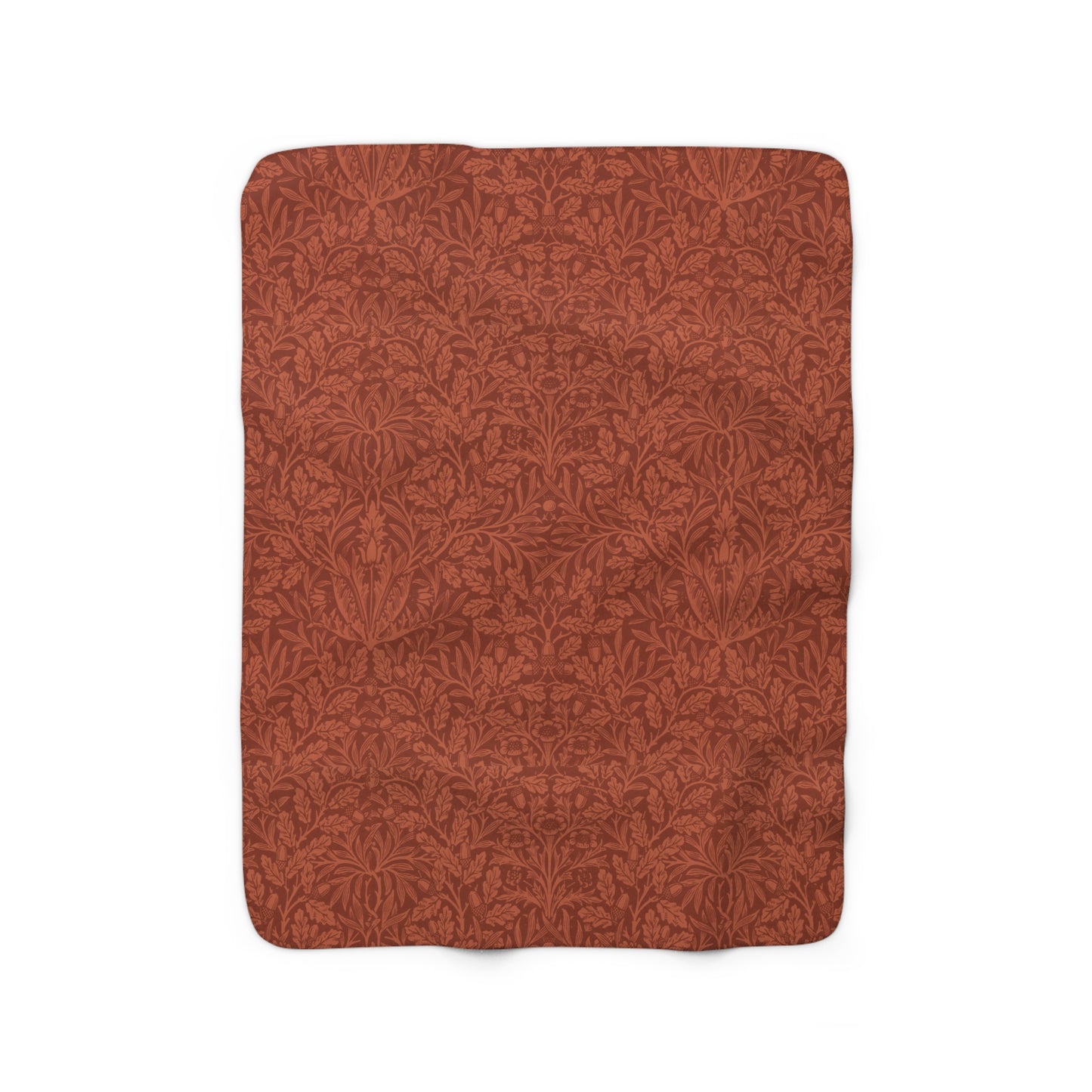 william-morris-co-sherpa-fleece-blanket-acorn-and-oak-leaves-collection-rust-5