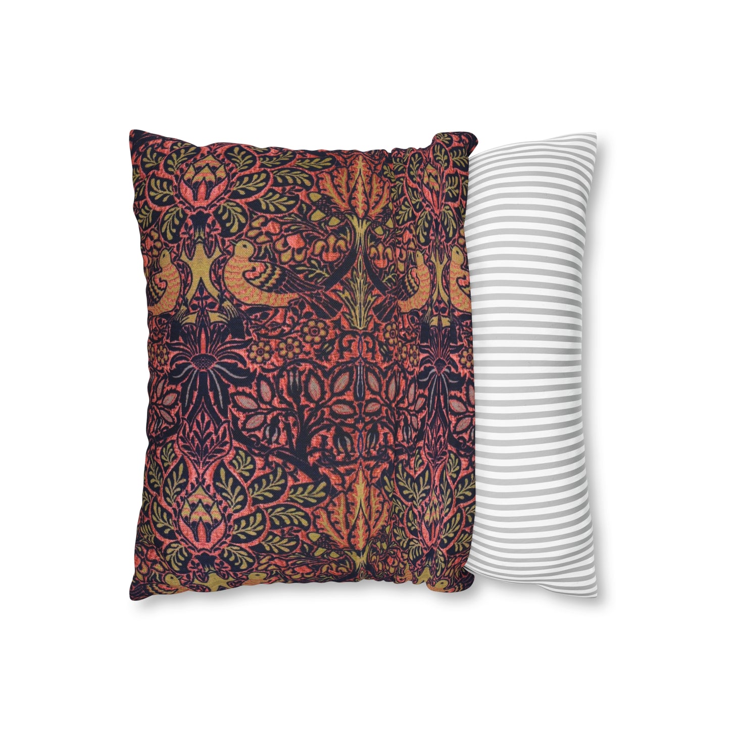 William Morris & Co Spun Poly Cushion Cover - Dove and Rose Collection