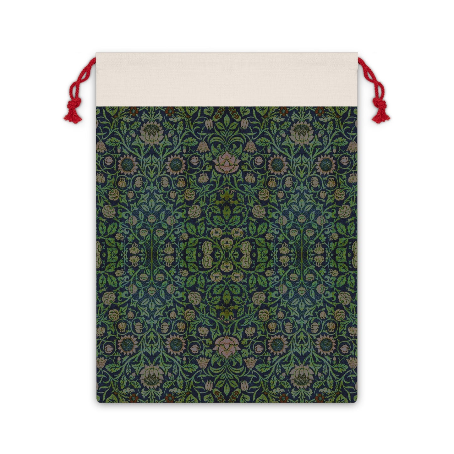 william-morris-co-christmas-linen-drawstring-bag-violet-and-columbine-collection-green-2