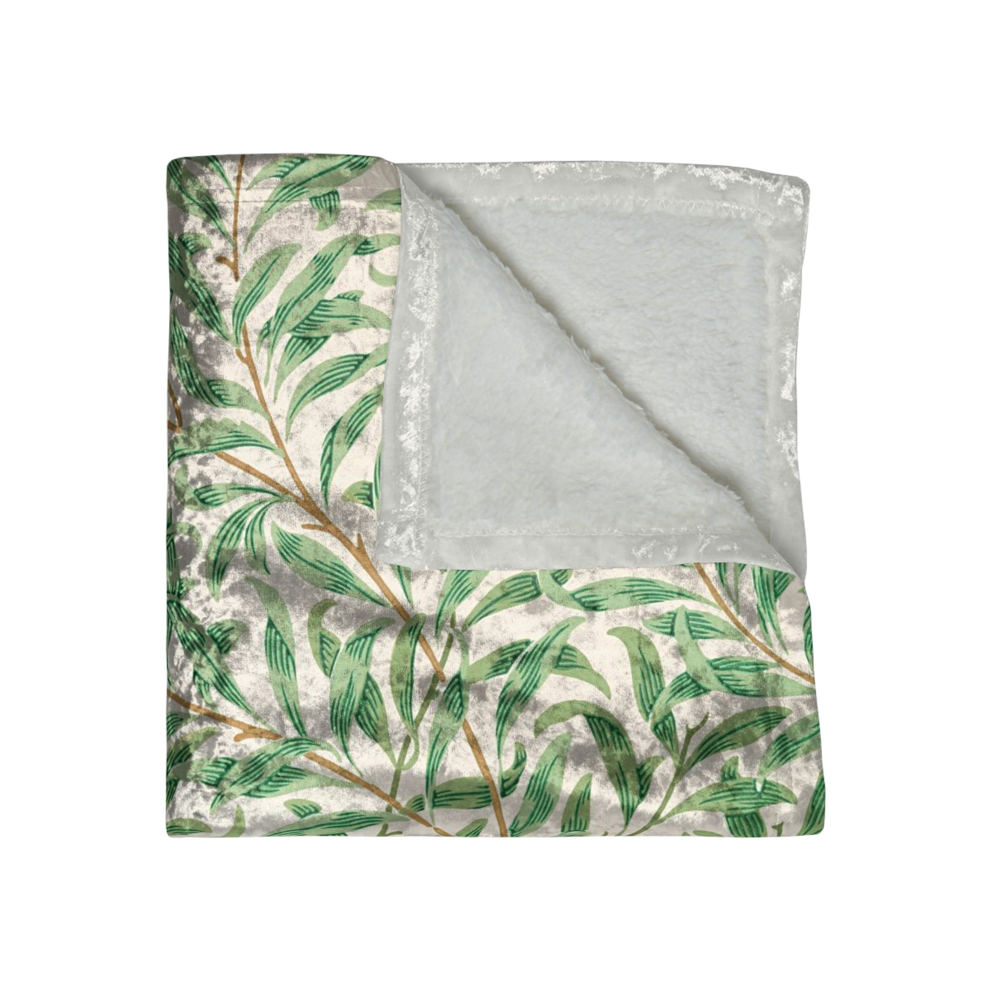 william-morris-co-lush-crushed-velvet-blanket-willow-bough-collection-green-1