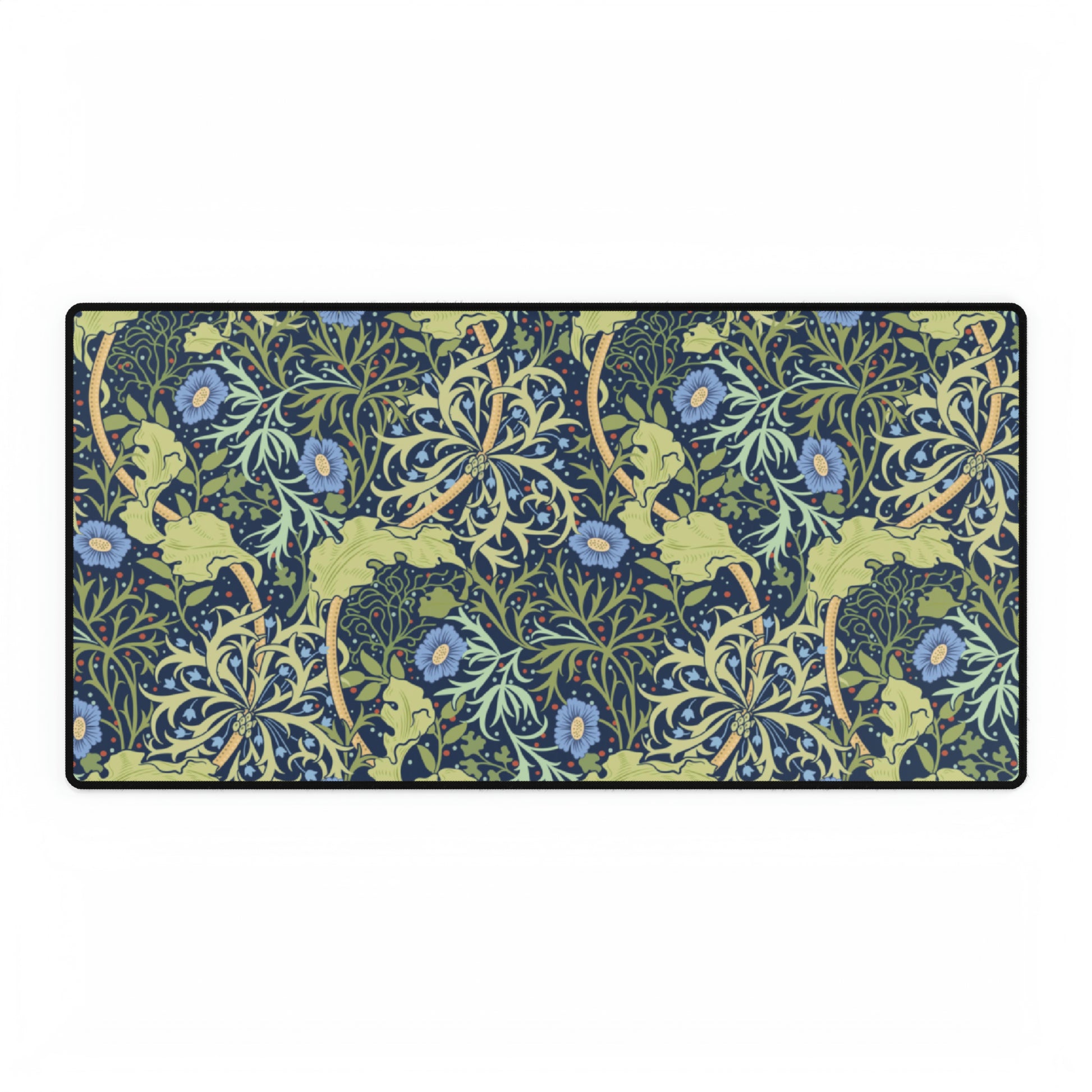 william-morris-co-desk-mat-seaweed-collection-blue-flower-5