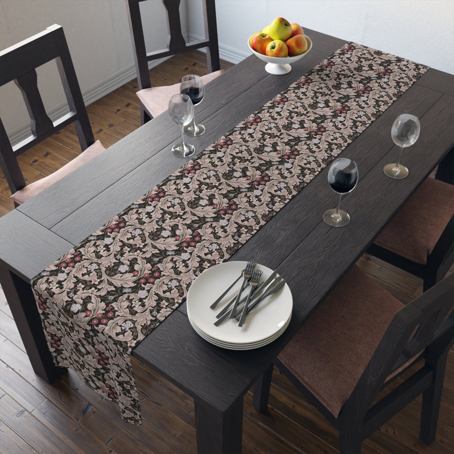 william-morris-co-table-runner-leicester-collection-mocha-6