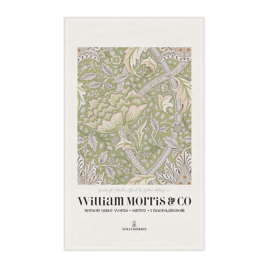 Kitchen Tea Towel inspired by William Morris - Windrush Collection (Brook) - Art Print