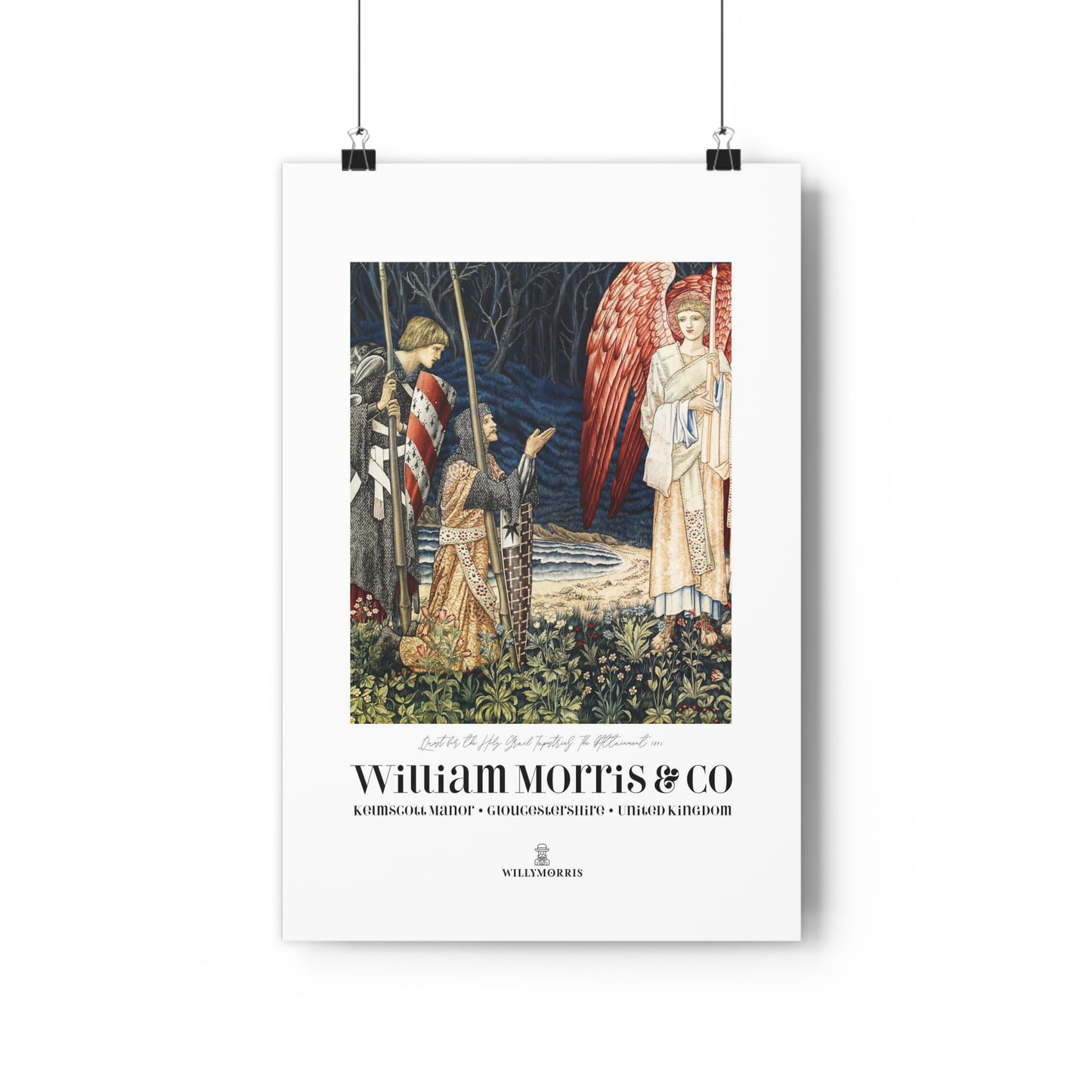 Giclée Art Print inspired by William Morris - Quest for the Holy Grail Collection (Offering)