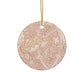 Ceramic Christmas Ornaments inspired by William Morris - Windrush Collection (Path) - Double Sided Print: 1pc, 3pcs, 5pcs, 10pcs