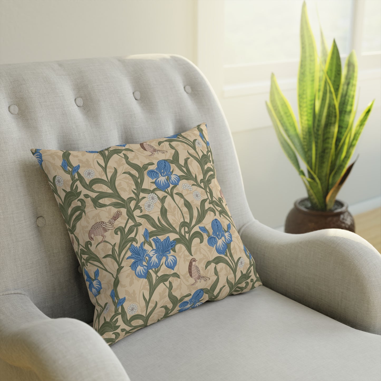 cotton-drill-cushion-inspired-by-william-morris-blue-iris-collection-7