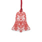 Wooden Christmas Ornaments inspired by William Morris - Brer Rabbit Collection (Red)