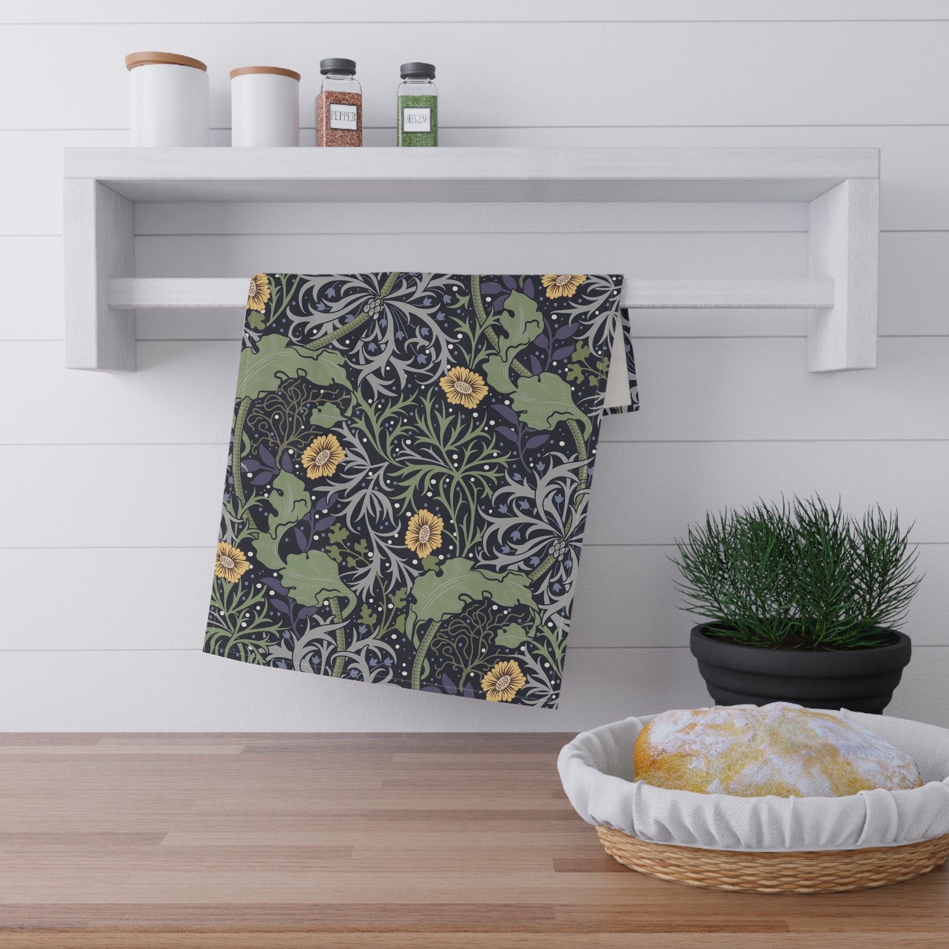william-morris-co-kitchen-tea-towel-seaweed-collection-yellow-flower-13