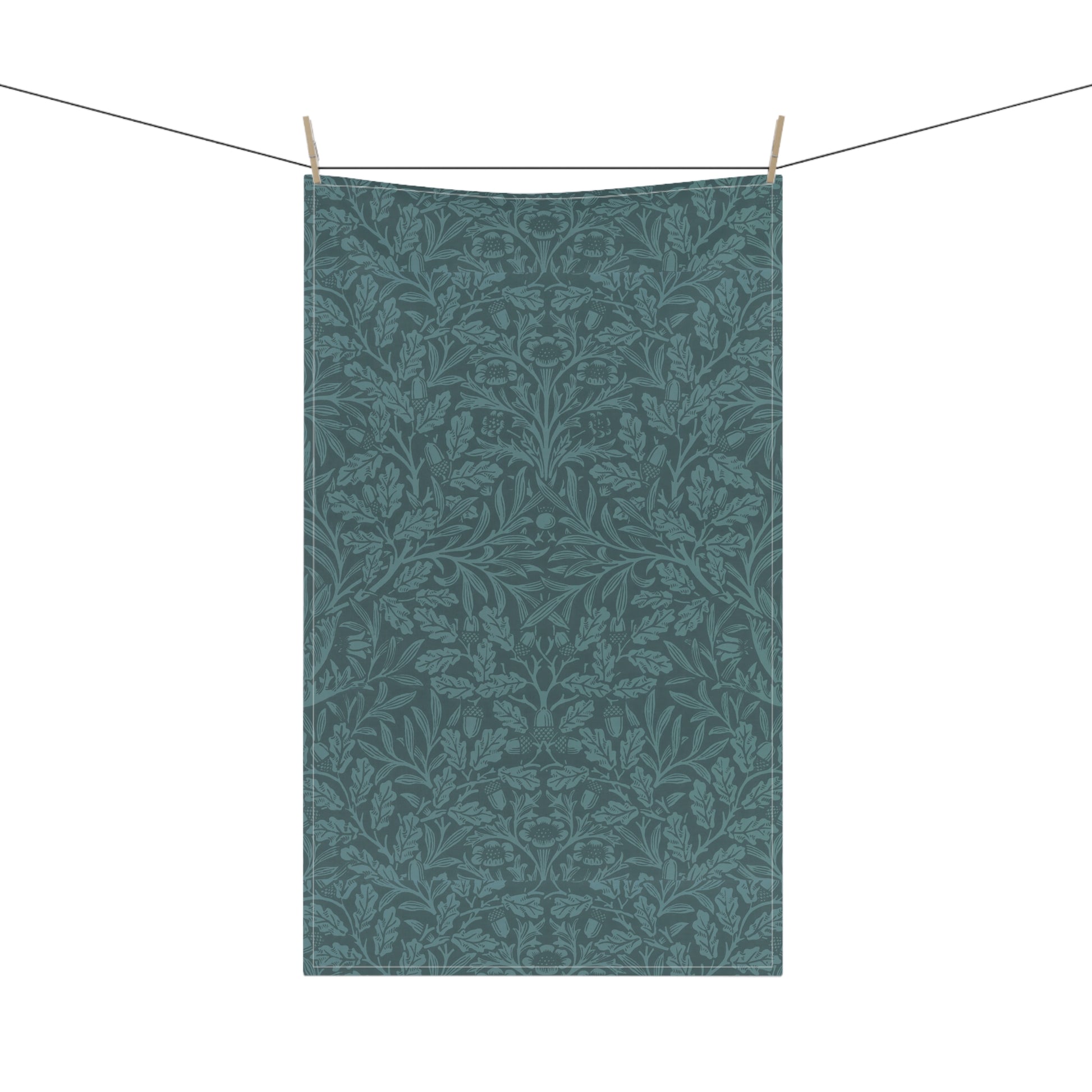 william-morris-co-kitchen-tea-towel-acorn-and-oak-leaves-collection-teal-6