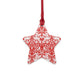 Wooden Christmas Ornaments inspired by William Morris - Brer Rabbit Collection (Red)