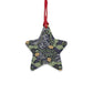 Wooden Christmas Ornaments inspired by William Morris - Seaweed Collection (Yellow Flower)
