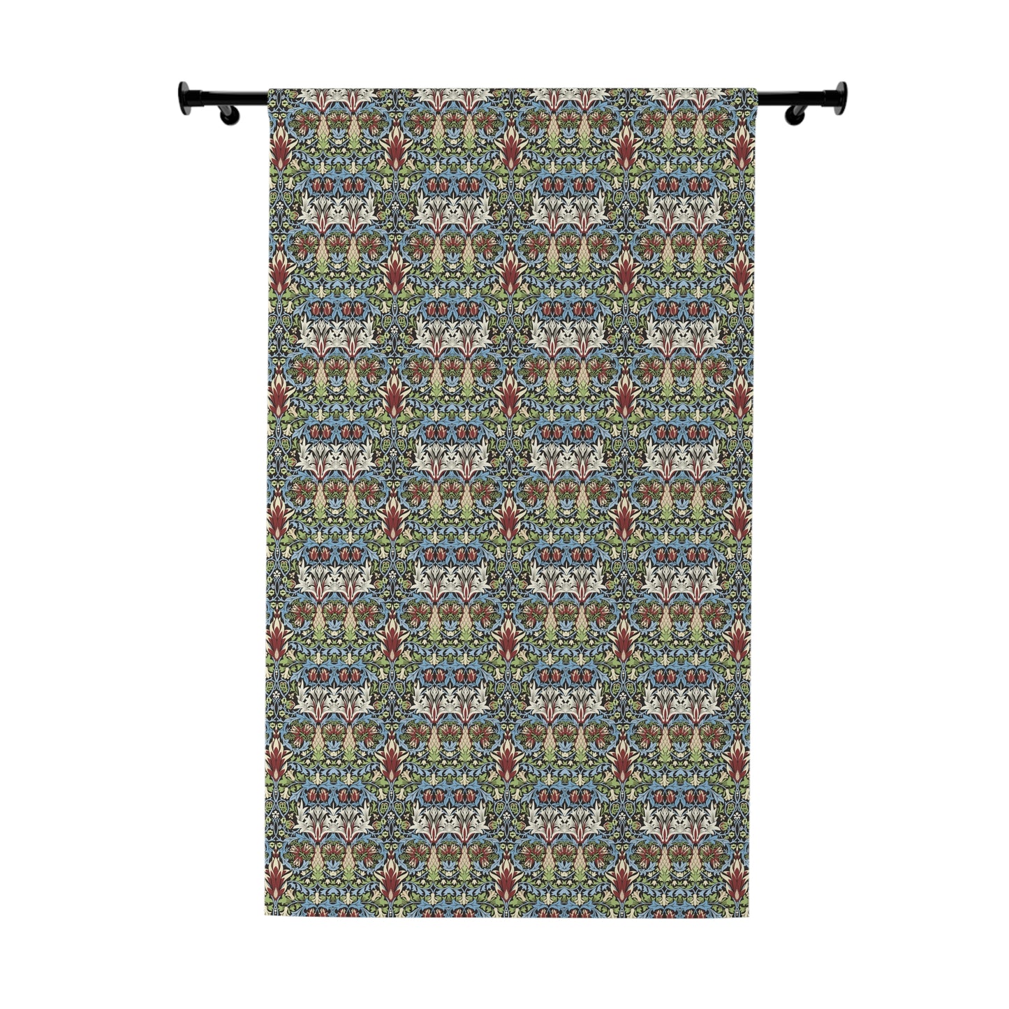 Blackout Window Curtain inspired by William Morris (1 Piece) - Snakeshead Collection