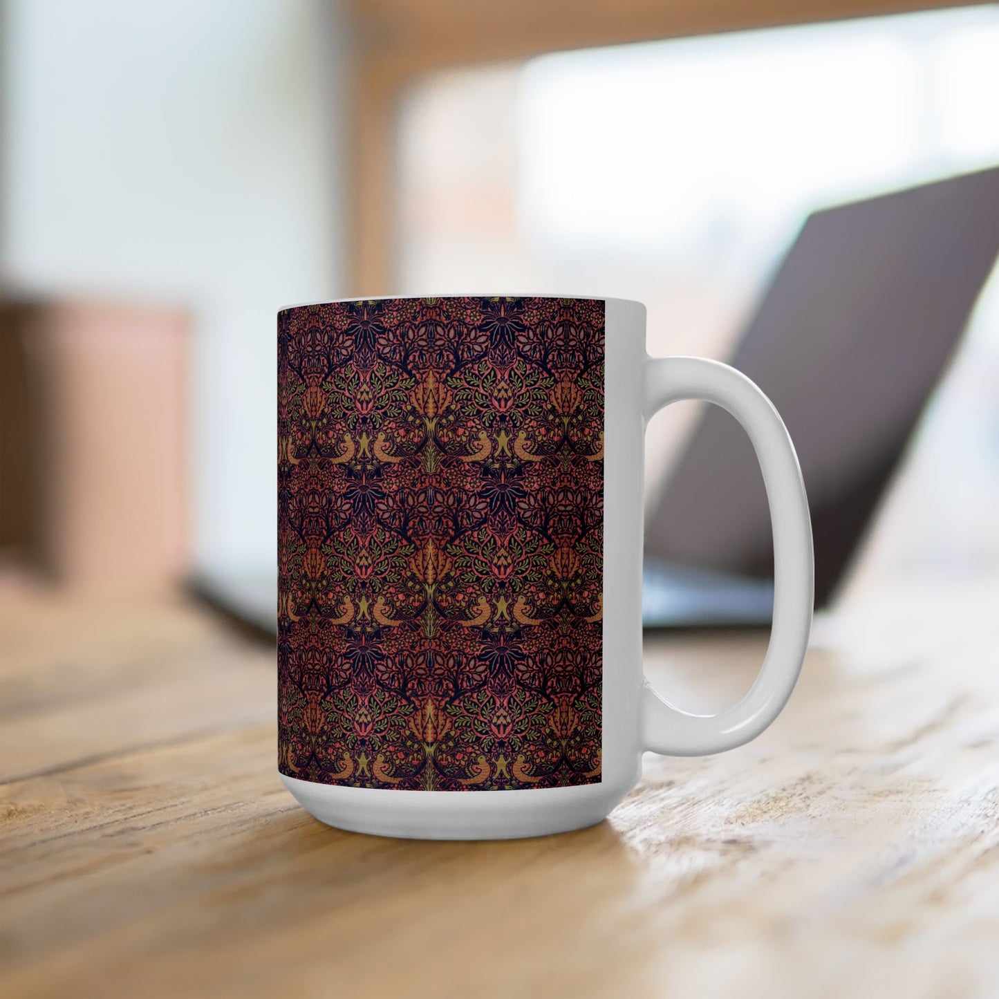 Ceramic Mug inspired by William Morris - Dove & Rose Collection