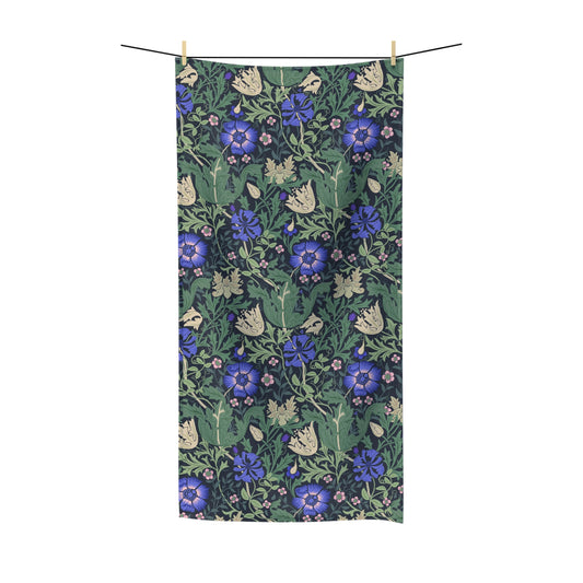 William Morris & Co Luxury Polycotton Towel - Compton Collection (Bluebell Cottage)