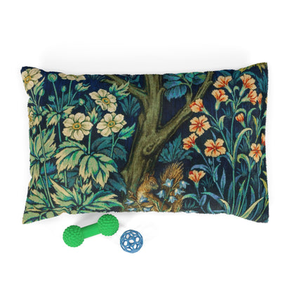 Pet Bed - Pheasant and Squirrel Collection (Squirrel) - Blue