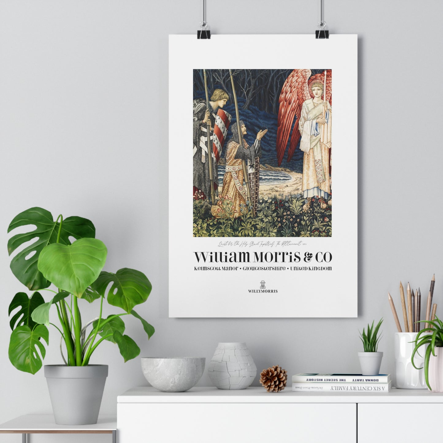 Giclée Art Print inspired by William Morris - Quest for the Holy Grail Collection (Offering)