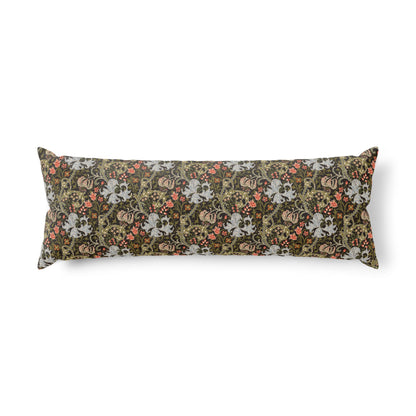 Body Pillow inspired by William Morris - Golden Lily Collection (Midnight)