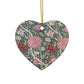Ceramic Christmas Ornaments inspired by William Morris - Cray Collection - Double Sided Print: 1pc, 3pcs, 5pcs, 10pcs