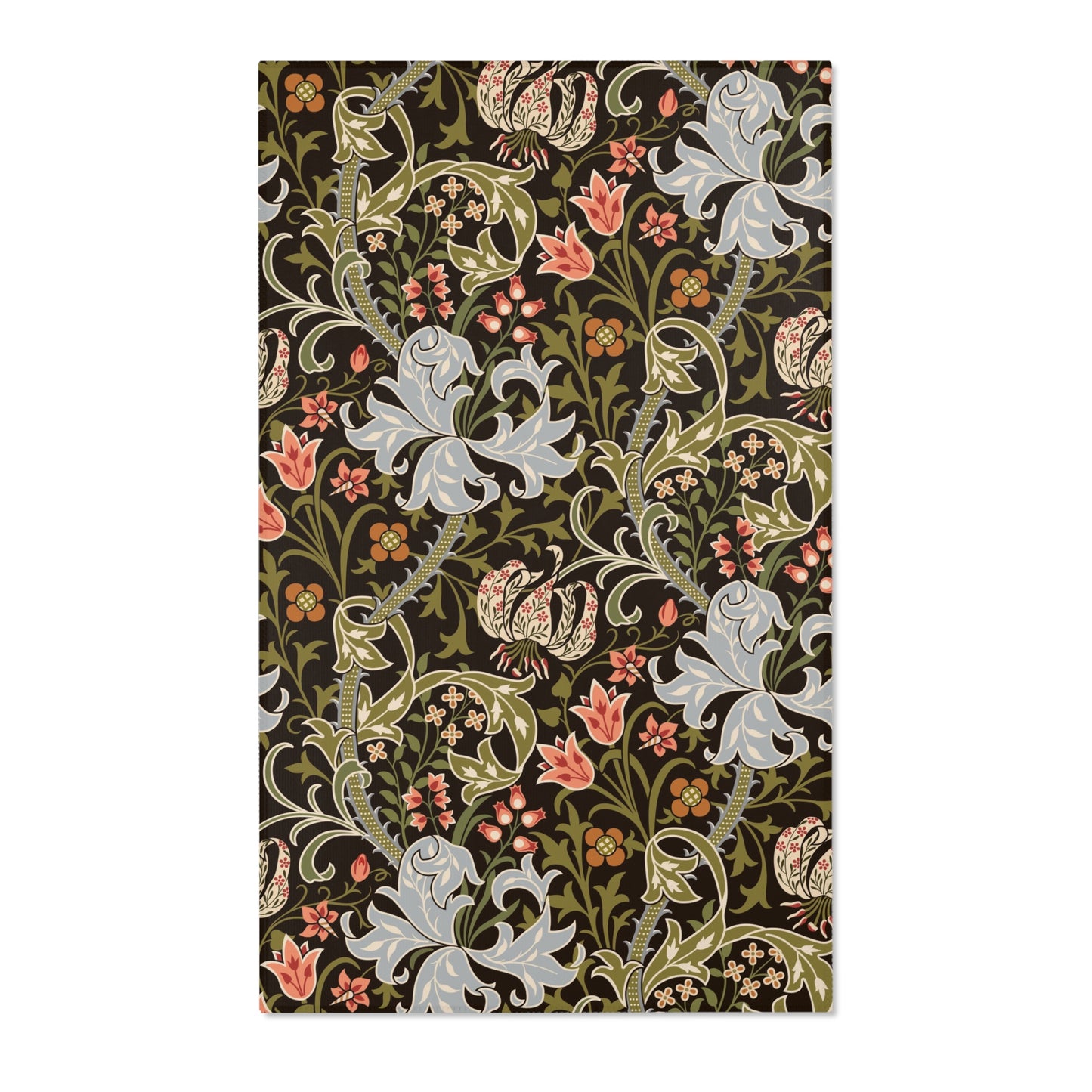 William Morris & Co Area Rugs - Golden Lily Collection (Midnight)