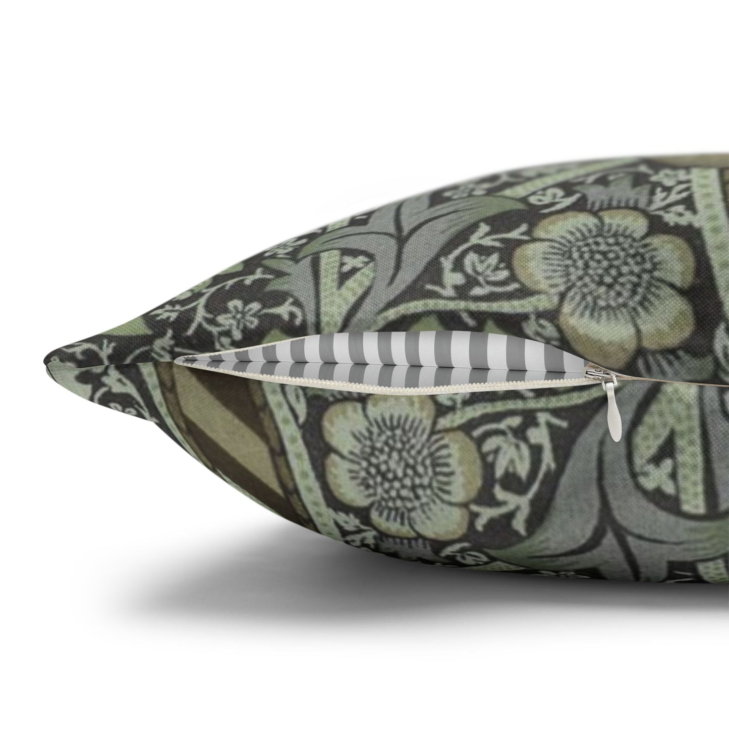 Cushion Cover inspired by William Morris - Wandle Collection (Grey)