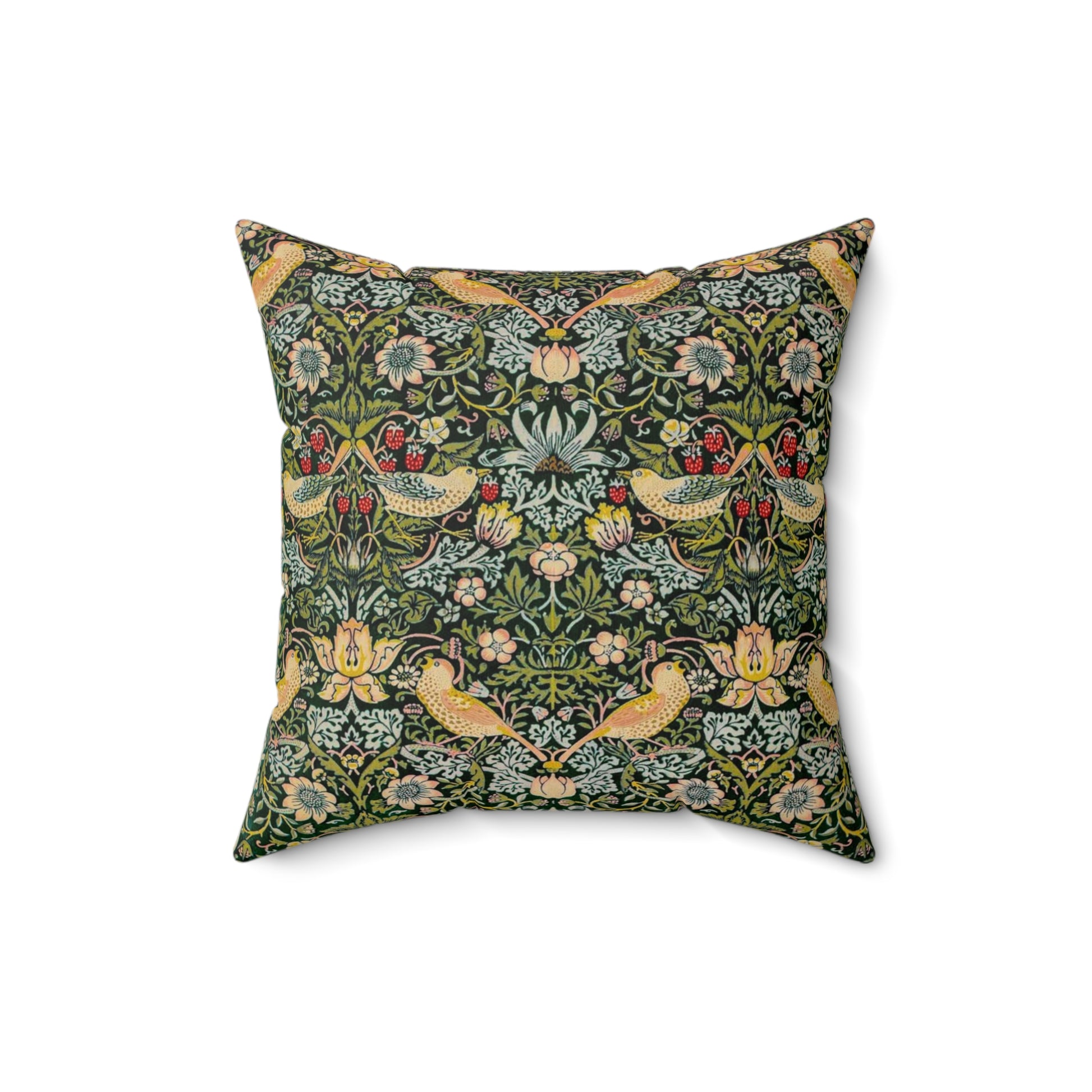 william-morris-co-faux-suede-cushion-strawberry-thief-collection-ebony-3