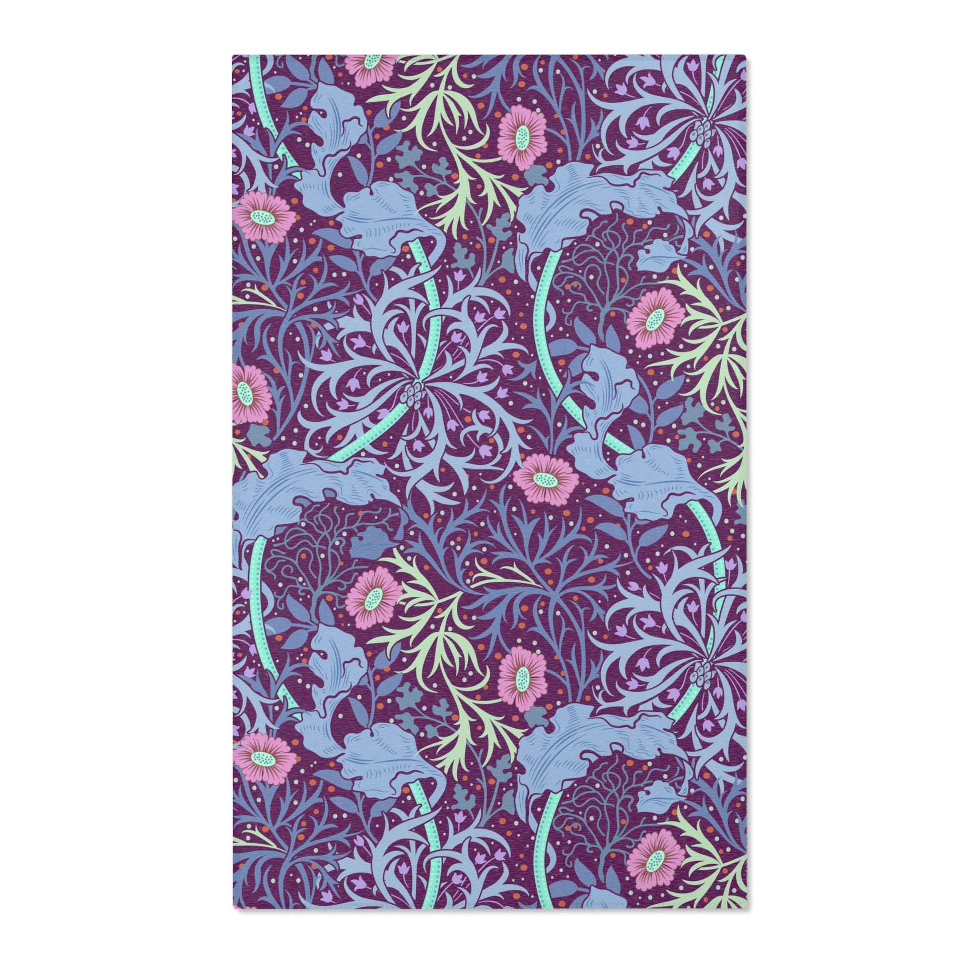 area-rugs-william-morris-seaweed-collection-pink-flower-3