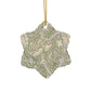 Ceramic Christmas Ornaments inspired by William Morris - Windrush Collection (Brook) - Double Sided Print: 1pc, 3pcs, 5pcs, 10pcs