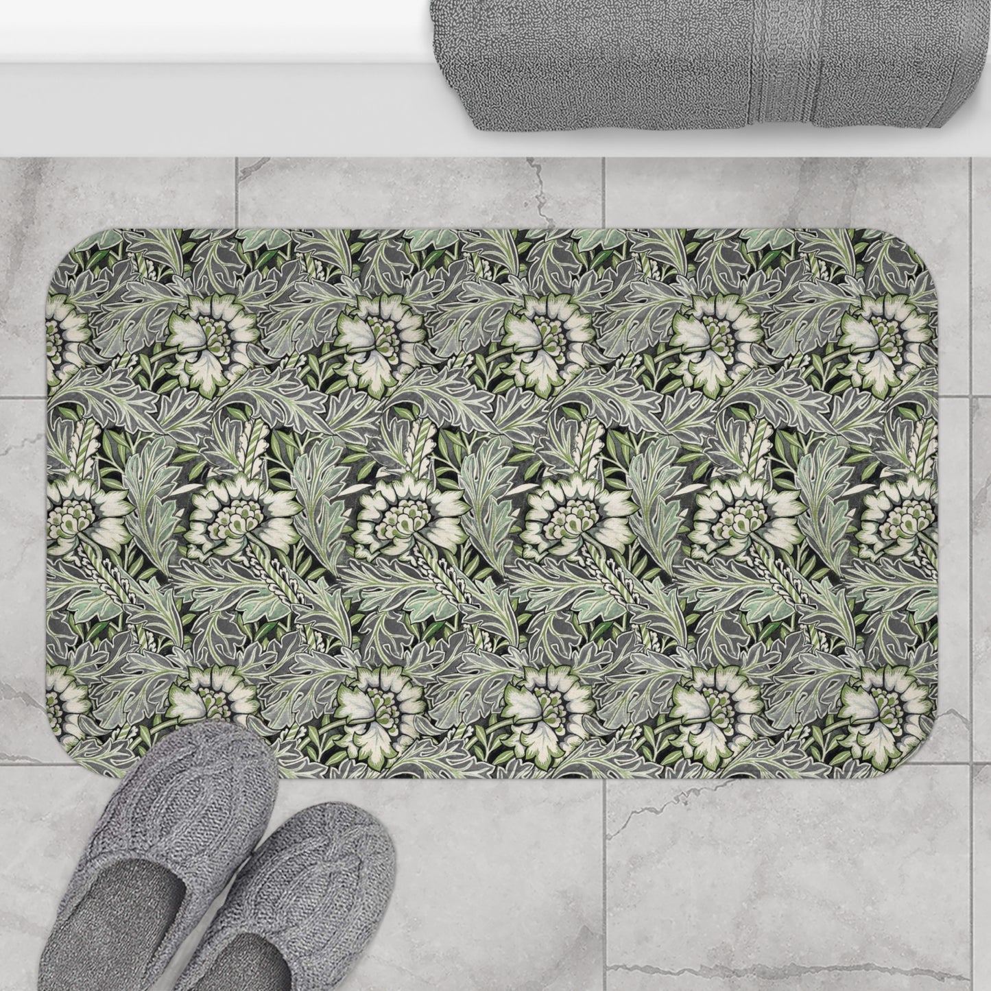 microfibre-bath-mat-william-morris-anemone-grey-9