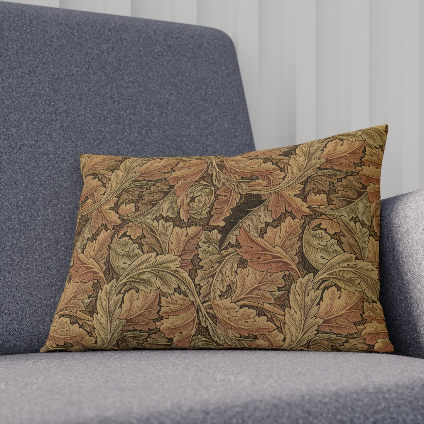 william-morris-co-cotton-drill-cushion-and-cover-acanthus-collection-brown-16