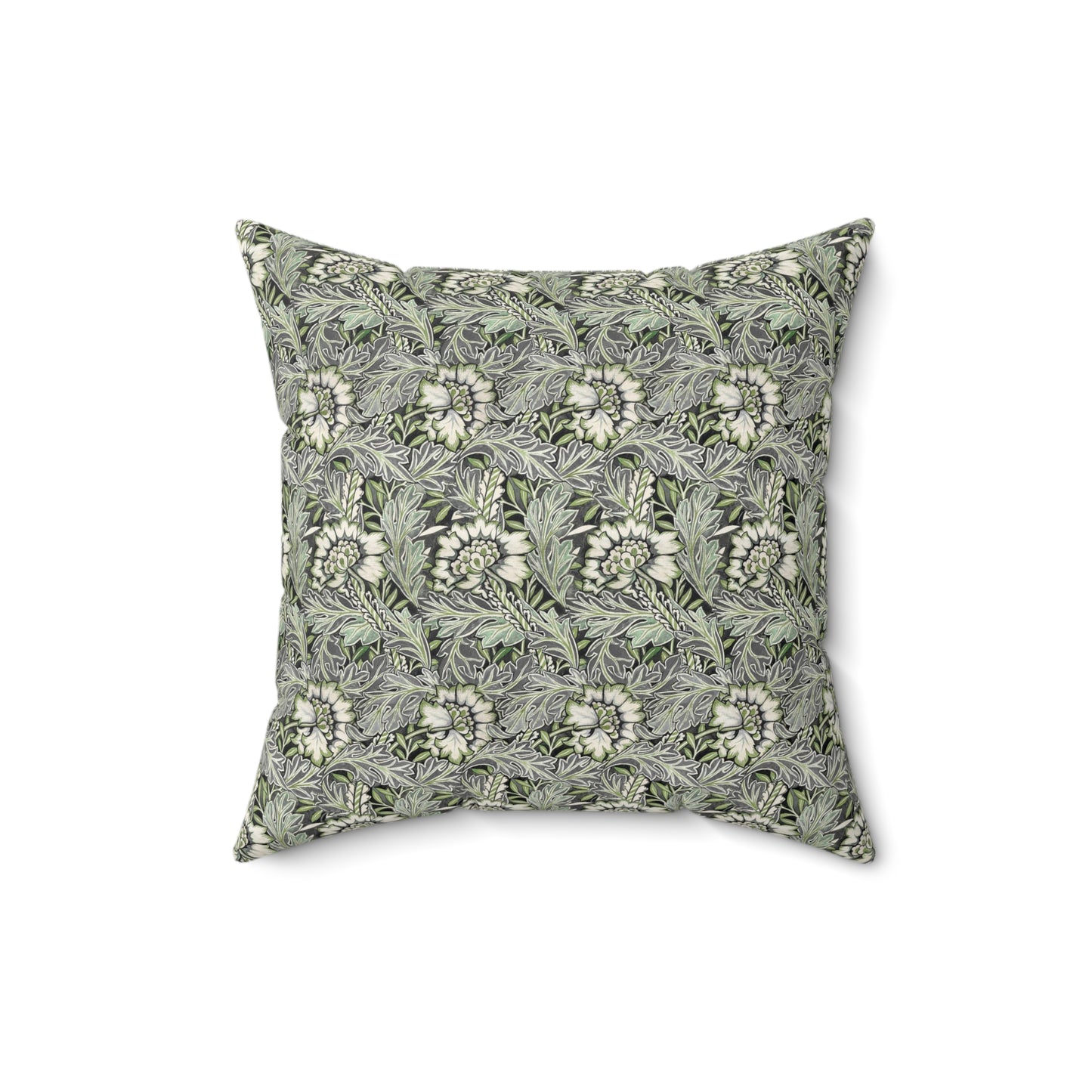 Faux Suede Cushion inspired by William Morris -