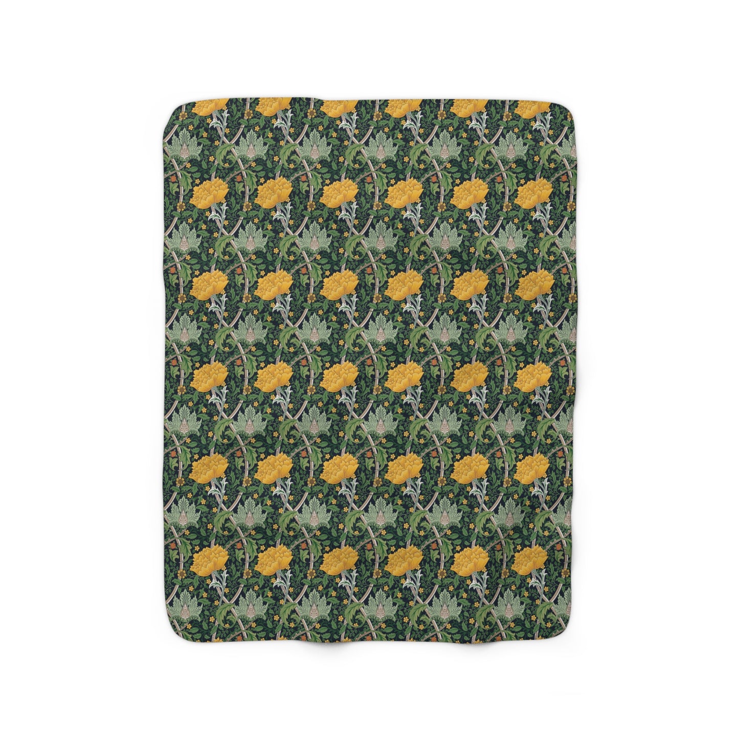 william-morris-co-sherpa-fleece-blanket-chrysanthemum-collection-5