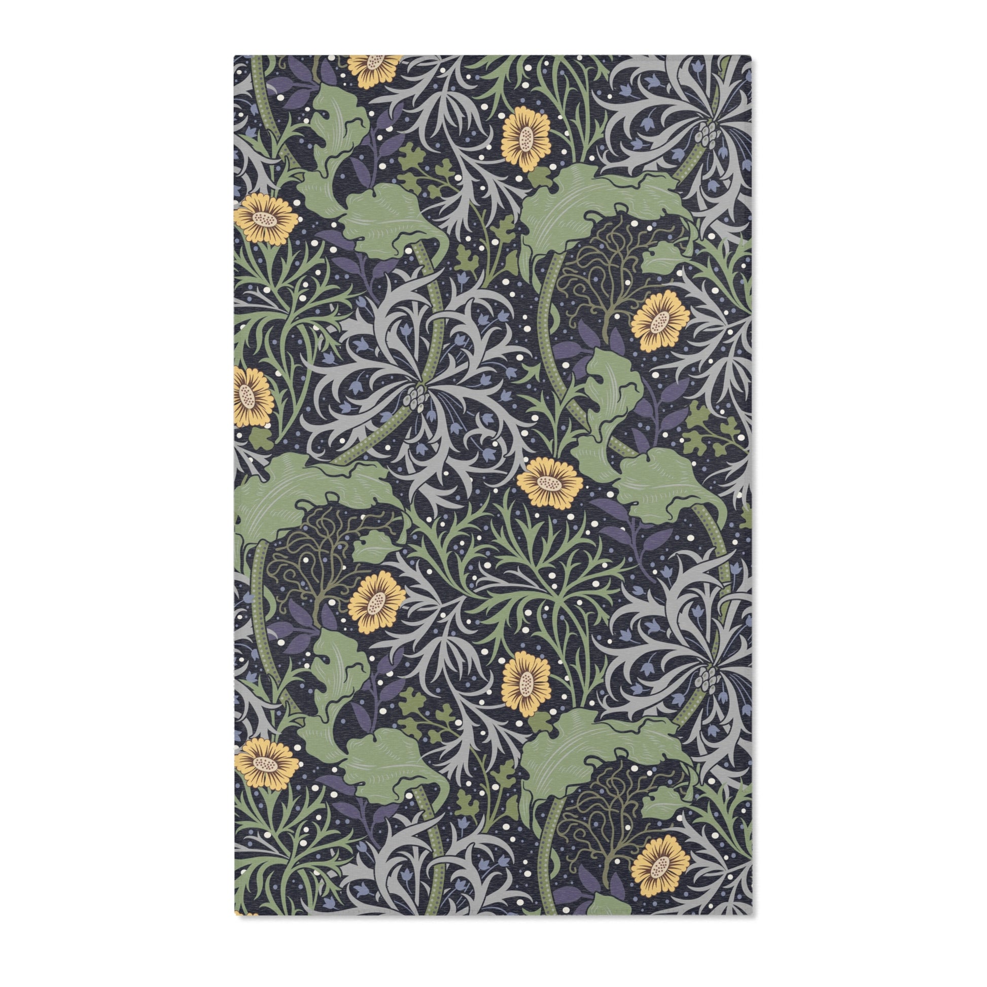 area-rugs-william-morris-seaweed-collection-yellow-flower-3