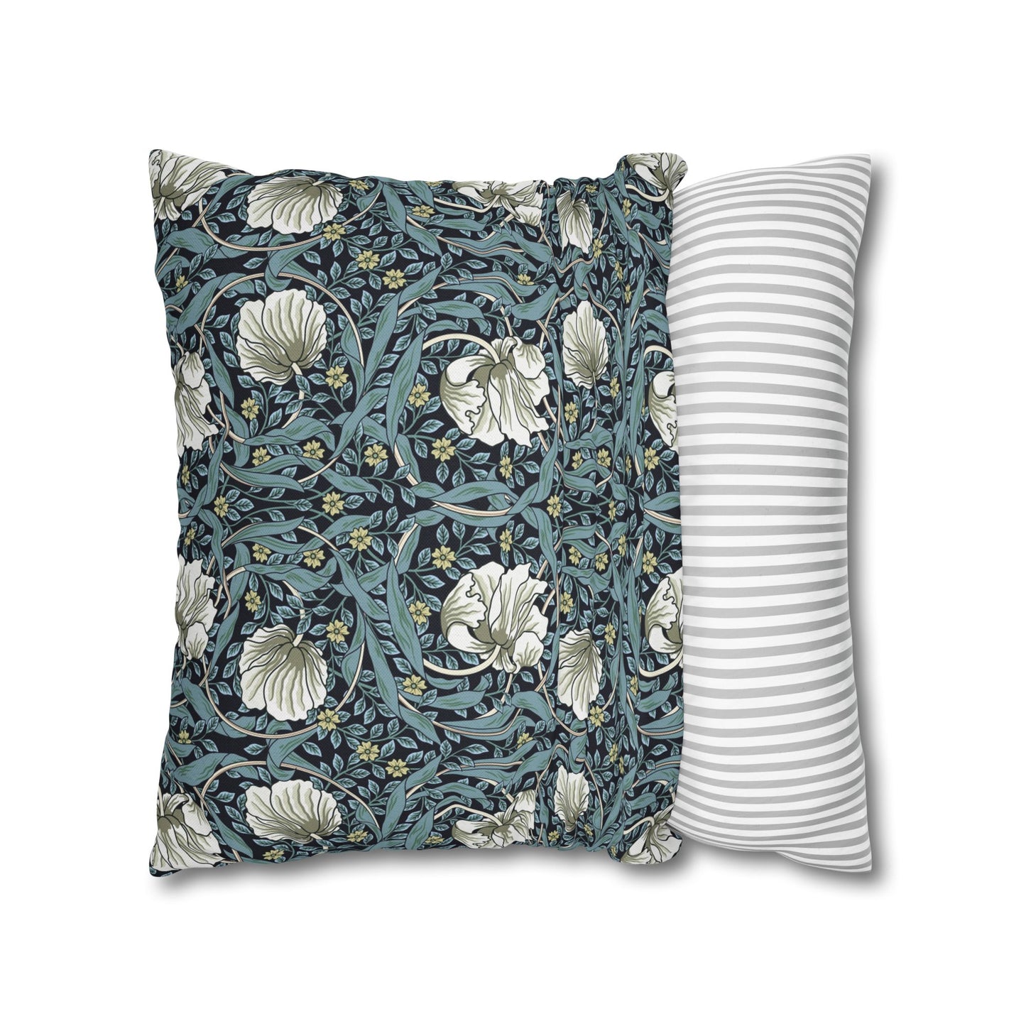 Cushion Cover inspired by William Morris - Pimpernel Collection (Slate)
