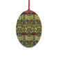 Wooden Christmas Ornaments inspired by William Morris - Tulip & Rose Collection