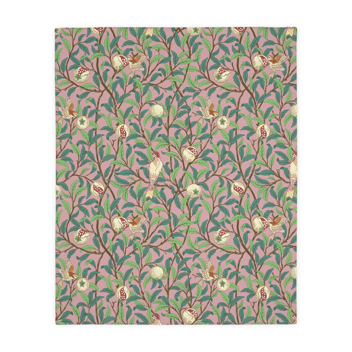 william-morris-co-luxury-velveteen-minky-blanket-two-sided-print-bird-and-pomegranate-collection-rosella-parchment-14