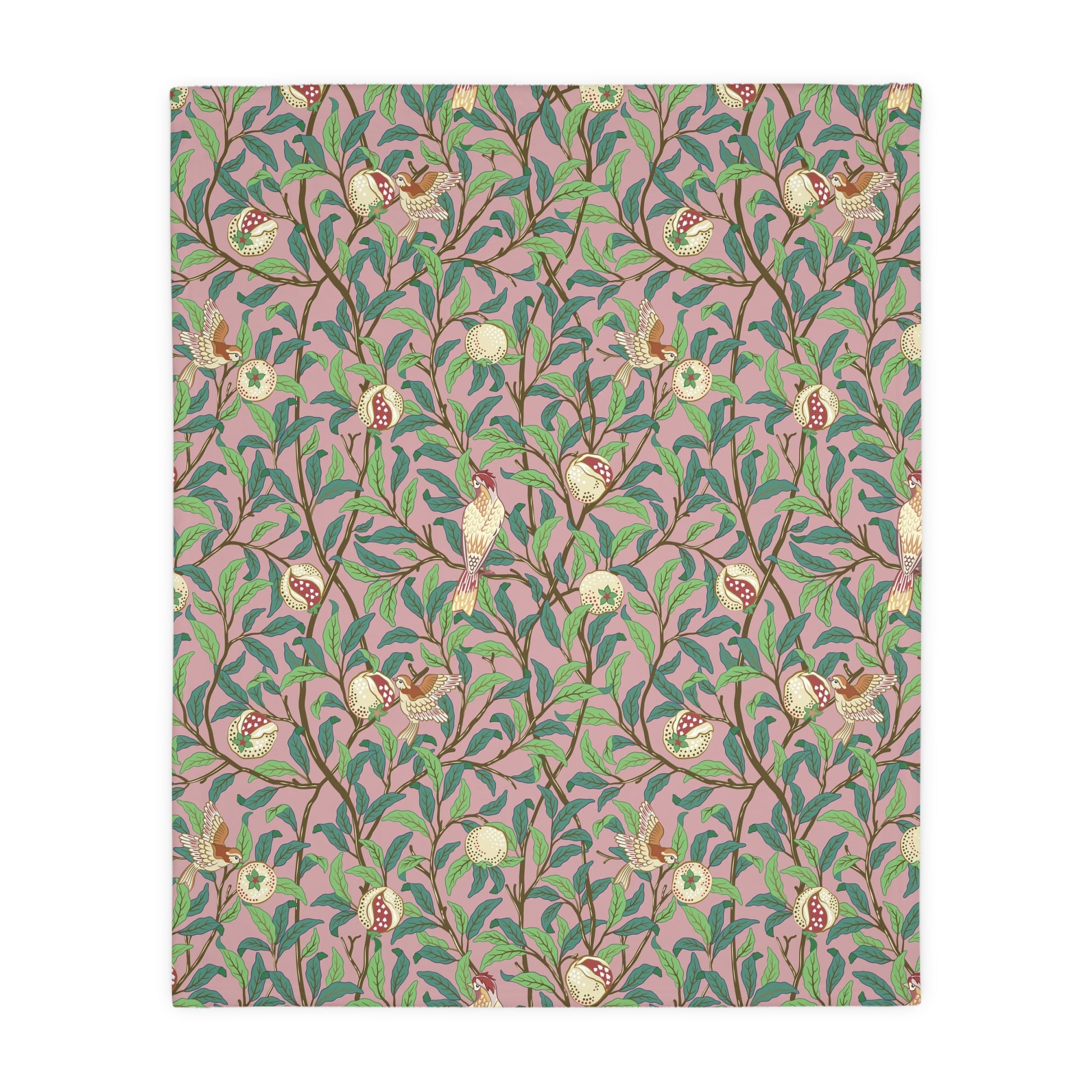 william-morris-co-luxury-velveteen-minky-blanket-two-sided-print-bird-and-pomegranate-collection-rosella-parchment-14