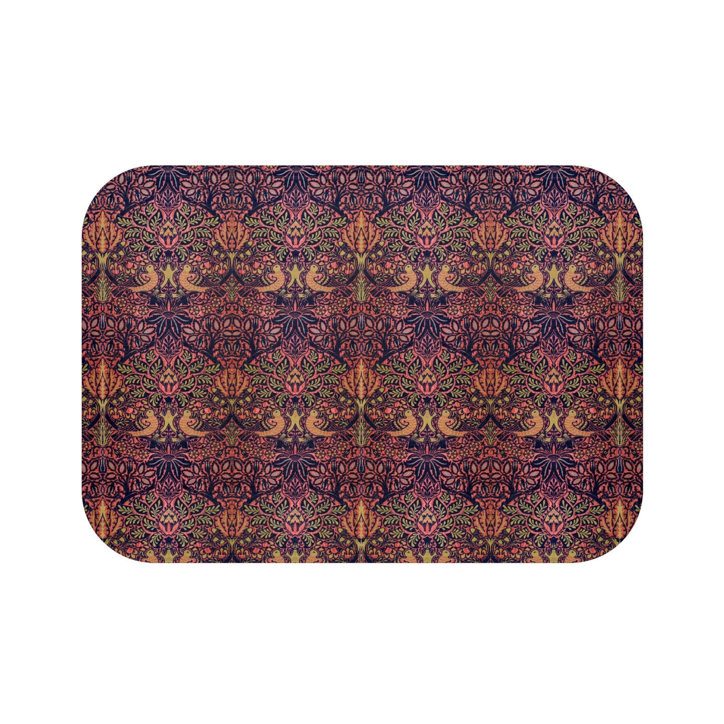 Microfibre Bath Mat inspired by William Morris - Dove & Rose Collection