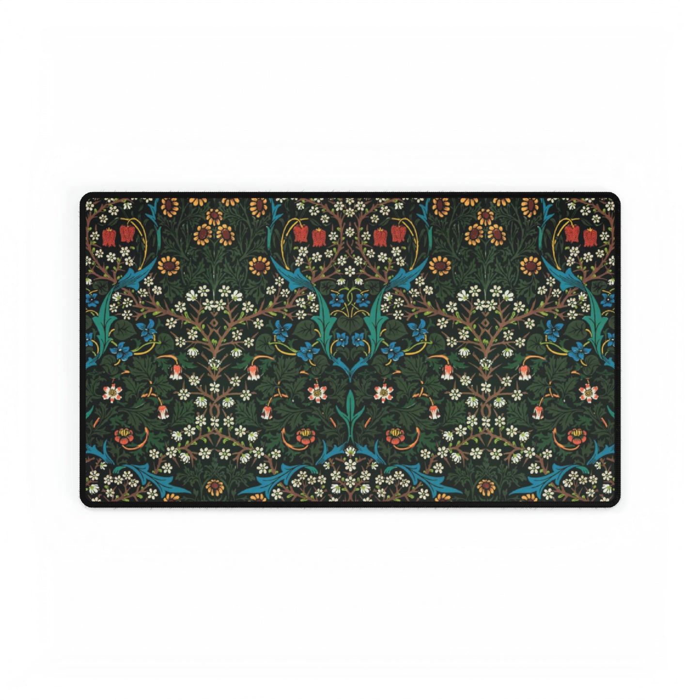 Desk Mat inspired by William Morris - Ispahan Collection (Red)