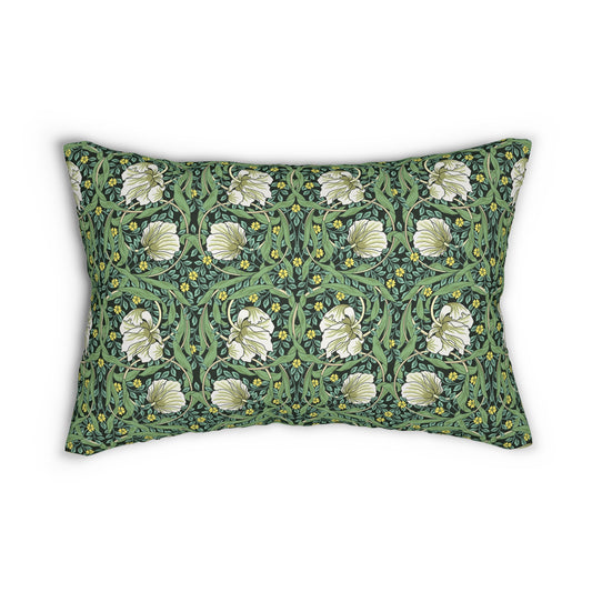 william-morris-co-spun-poly-lumbar-cushion-pimpernel-collection-green-1