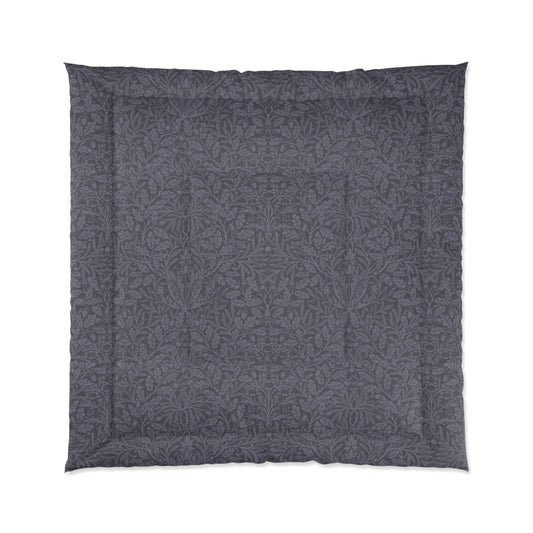 Comforter inspired by William Morris - Acorns & Oak Leaves Collection (Smoky Blue)