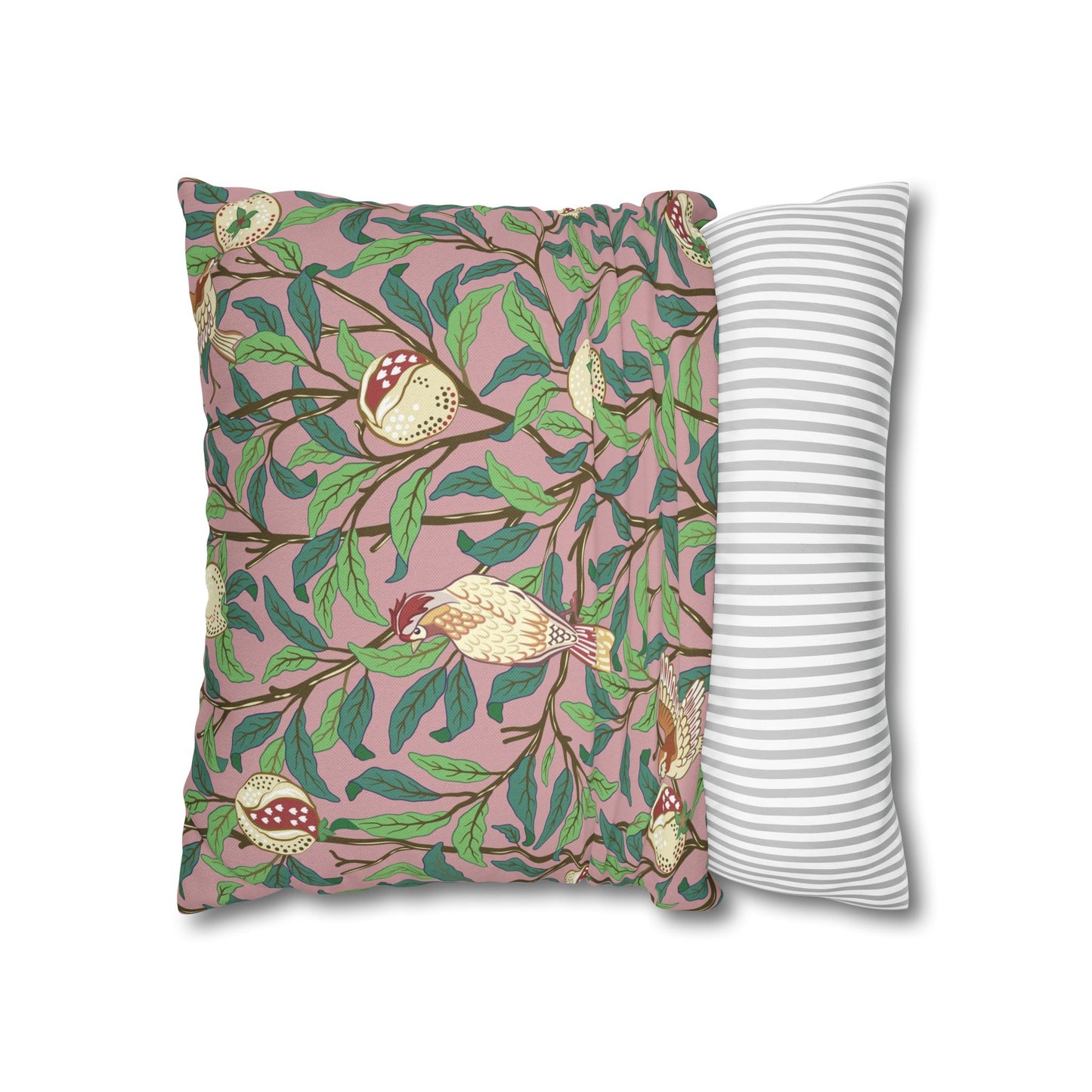 Cushion Cover inspired by William Morris - Bird and Pomegranate Collection (Rosella)