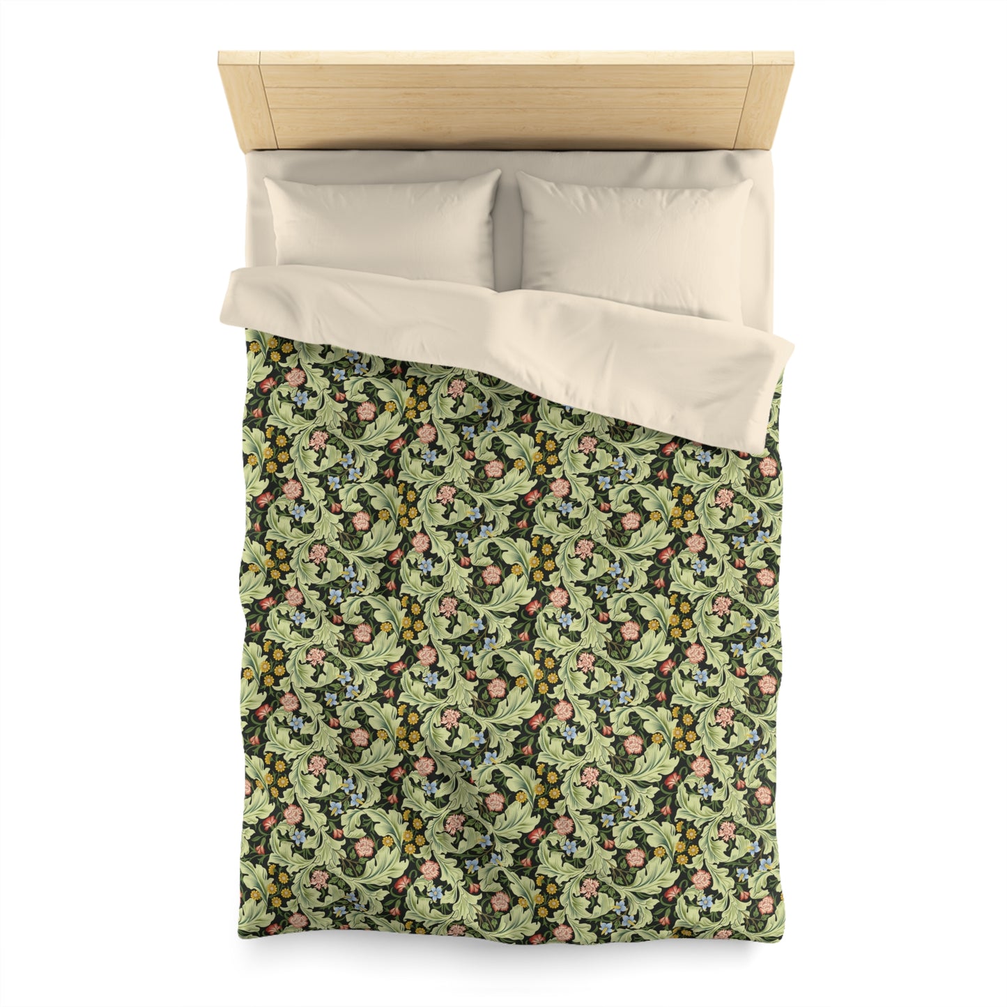 Duvet Cover inspired by William Morris - Leicester Collection (Green)